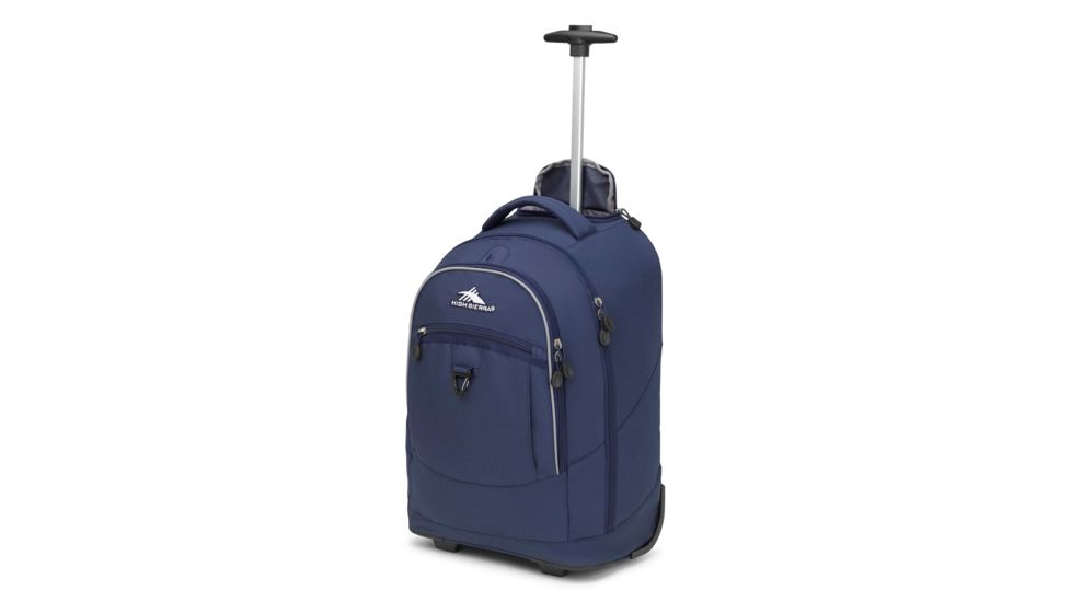 High Sierra Chaser Wheeled Laptop Backpack, True Navy, 20inx 13.5inx 8in, 53990-3404