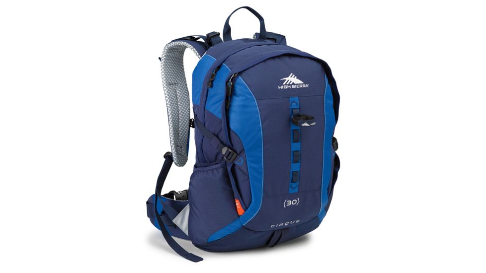 High Sierra Cirque 30 Internal Frame Pack, True Navy/Royal/True Navy, 21.5inx 12.75inx 9.0in, 58440-4200