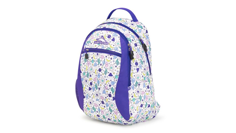 High Sierra Curve Backpack, Roswell UFO/Deep Purple, 18.5inx 12.5inx 8.5in, 53632-6780