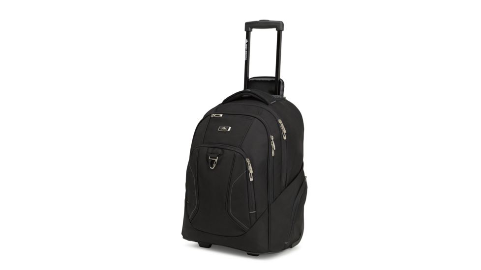 High Sierra Endeavor Business Wheeled Backpack, Mercury Heather, 21inx 9.5inx 14.2, 105577-1041