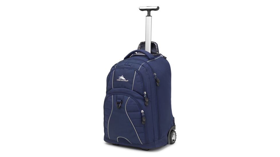 High Sierra Freewheel Wheeled Laptop Backpack, True Navy, 20.0inx 13.5inx 8.0in, 53991-3404