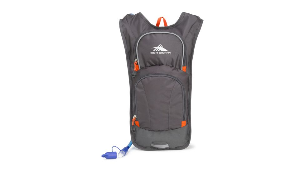 High Sierra HydraHike 4L Hydration Pack, Mercury/Redline, 18inx 10.8inx 2in, 105490-4637