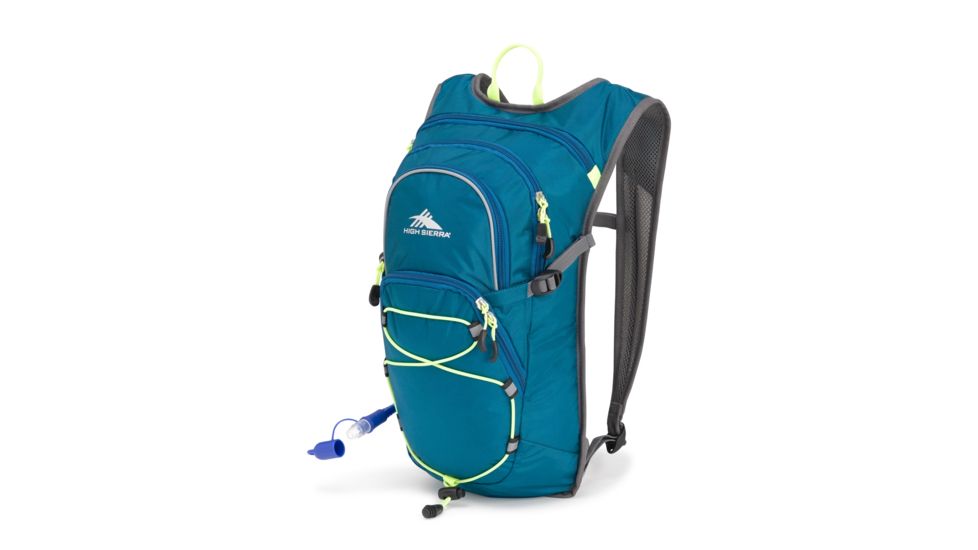 High Sierra HydraHike 8L Hydration Pack, Lagoon/Slate/Zest, 20.0inx 12.0inx 4.0in, 105491-6852