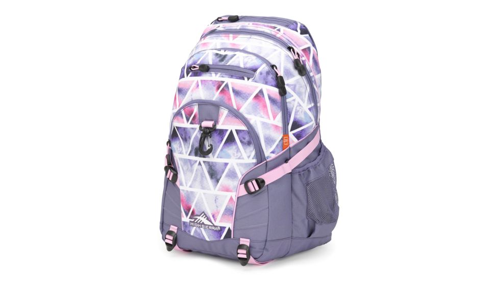 High Sierra Loop Backpack, Dreamscape/Purple Smoke/Iced Lilac, 19inx 13.5inx 8.5in, 53646-6737