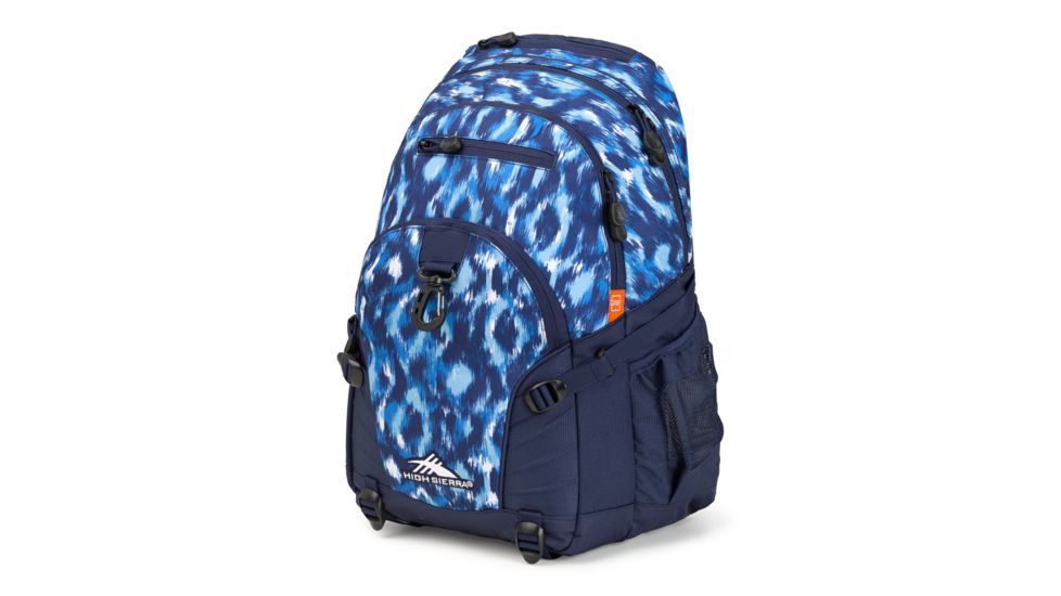High Sierra Loop Backpack, Island Ikat/True Navy, 19inx 13.5inx 8.5in, 53646-6750