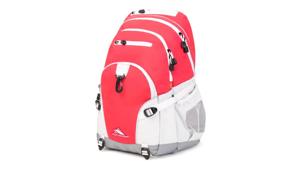 High Sierra Loop Backpack, Paradise Pink/White/Ash, 19inx 13.5inx 8.5in, 53646-6766