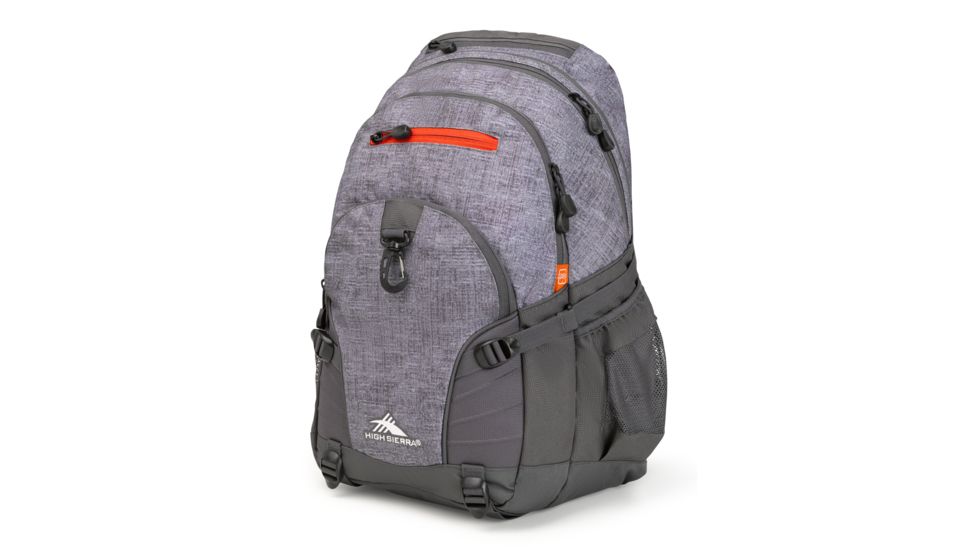 High Sierra Loop Backpack, Woolly Weave/Mercury/Crimson, 19inx 13.5inx 8.5in, 53646-6812