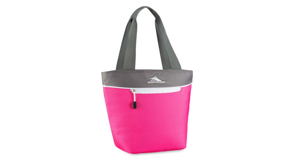 High Sierra Lunch Tote, Flamingo/Charcoal/White, 11.0inx 8.5inx 6.75in, 74711-4952