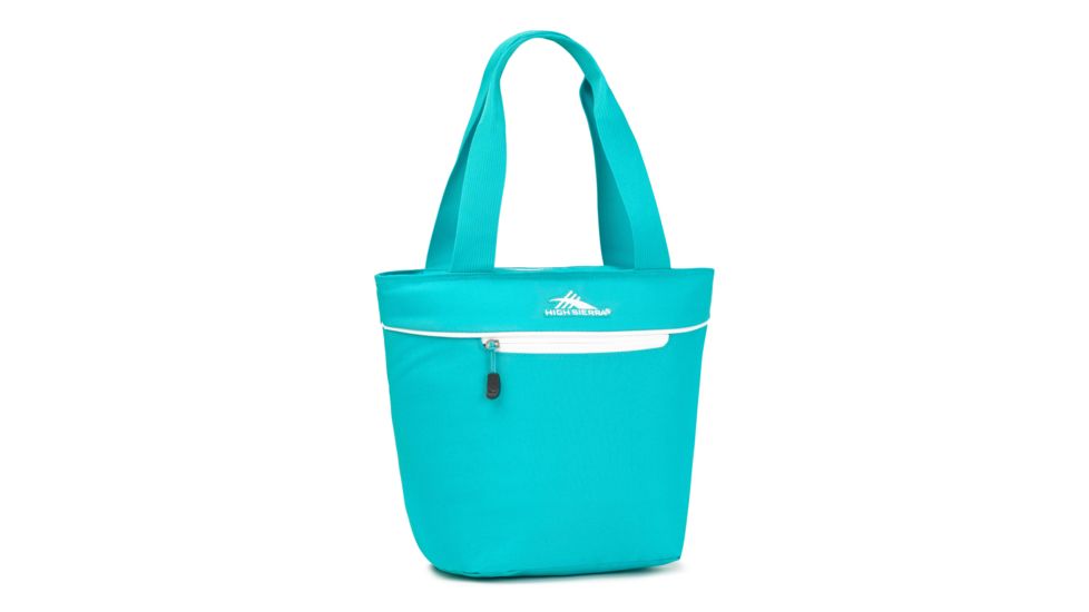 High Sierra Lunch Tote, Turquoise/White, 11.0inx 8.5inx 6.75in, 74711-1882