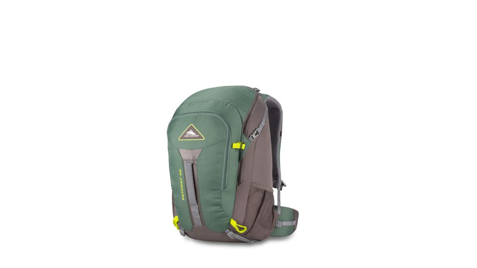High Sierra Pathway 40L Backpack, Pine/Slate/Chartreuse, 23.0inx 12.5inx 9.0in, 79546-5744