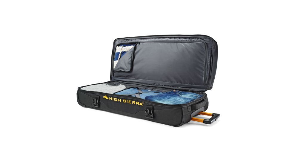 High Sierra Pathway Series 36 In Drop-Bottom Duffel, Black/Gold, 36inx 14.5inx 16.5in, 112499-2693