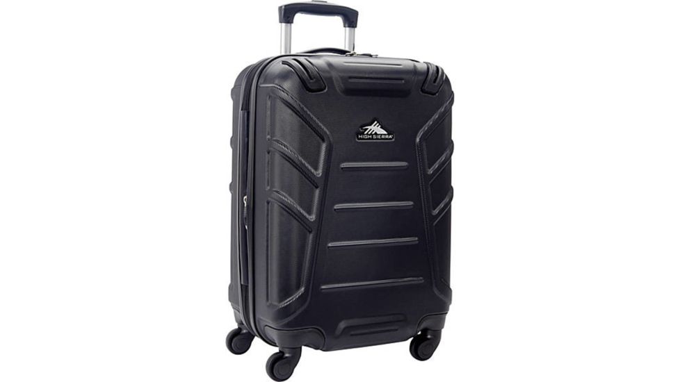 High Sierra Rocshell 20 In Hardside Spinner Luggage, Black, 22.5inx 14.75inx 10.75in, 89449-1041