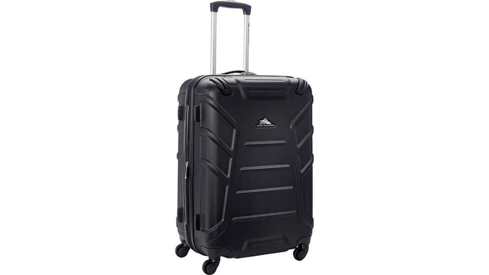 High Sierra Rocshell 24 In Hardside Spinner Luggage, Black, 26.0inx 18.25inx 11.5in, 89450-1041