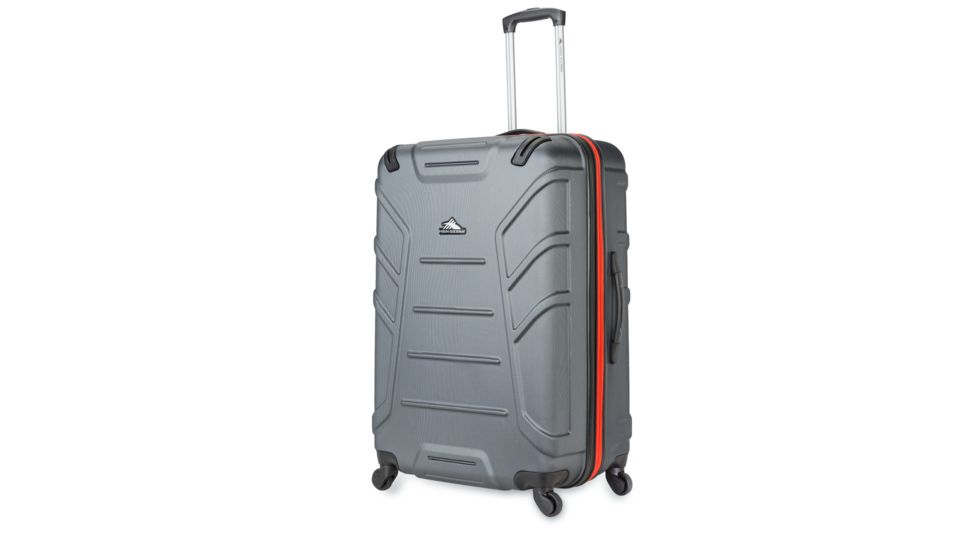 High Sierra Rocshell 28 In Hardside Spinner Luggage, Mercury/Redline, 30.0inx 20.25inx 12.25in, 89451-4637