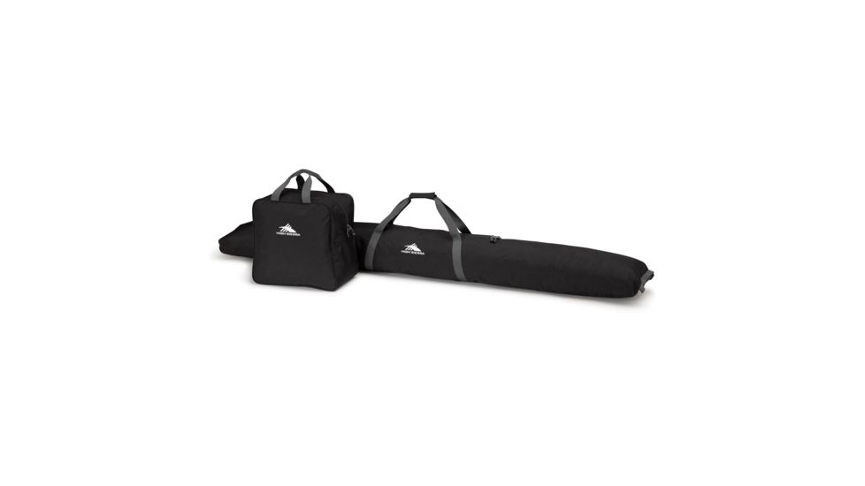High Sierra Single Ski Bag - Medium, Black/Mercury, 65.0inx 7.0inx 7.0in, 53879-0968