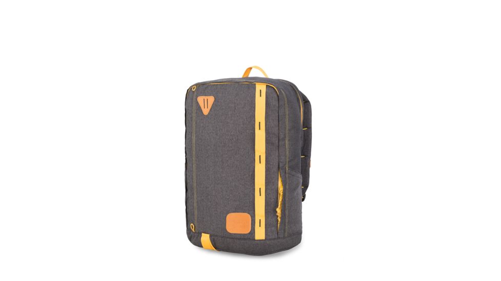 High Sierra Square Pack Backpack, Black/Gold, 18.0inx 12.0inx 6.0in, 106510-2693