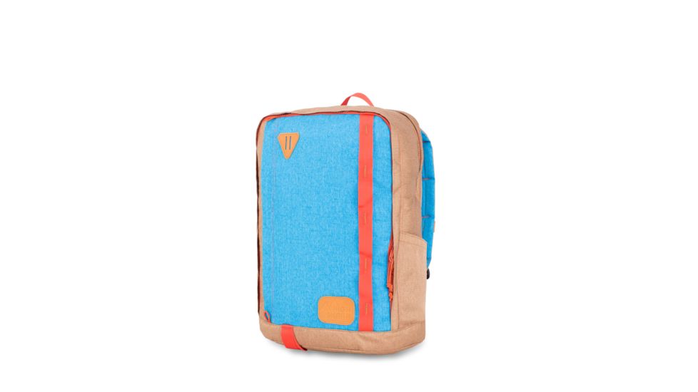 High Sierra Square Pack Backpack, Coconut/Sky/Red Rock, 18.0inx 12.0inx 6.0in, 106510-6426