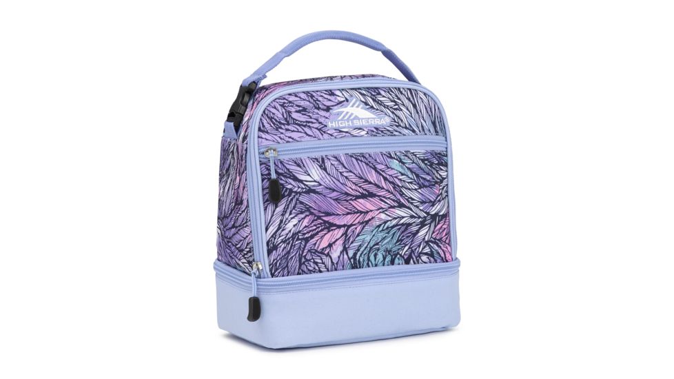 High Sierra Stacked Compartment Lunch Bag, Feather Spectre/Powder Blue, 10.5inx 8.5inx 5.5in, 74714-6741