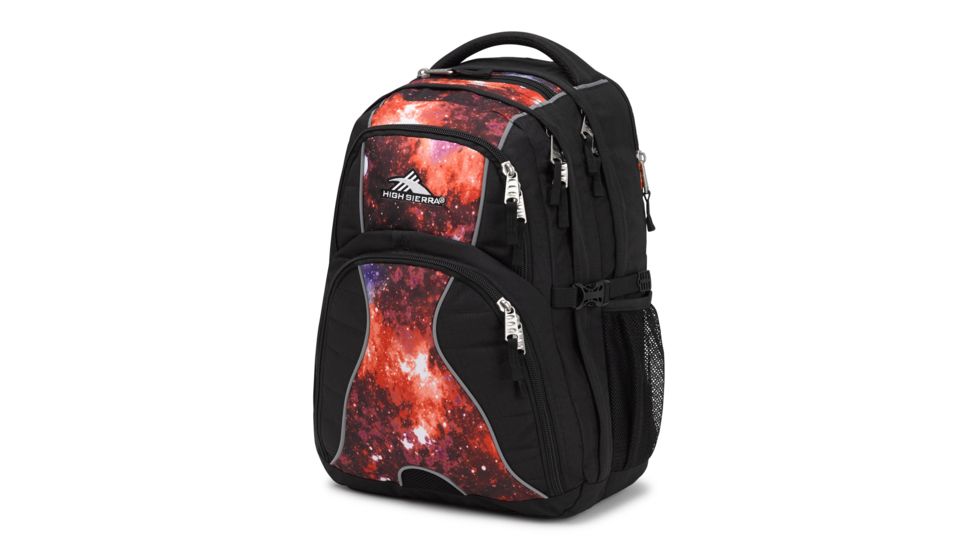 High Sierra Swerve Laptop Backpack, Black/Space Age, 19inx 13inx 8in, 53665-6728