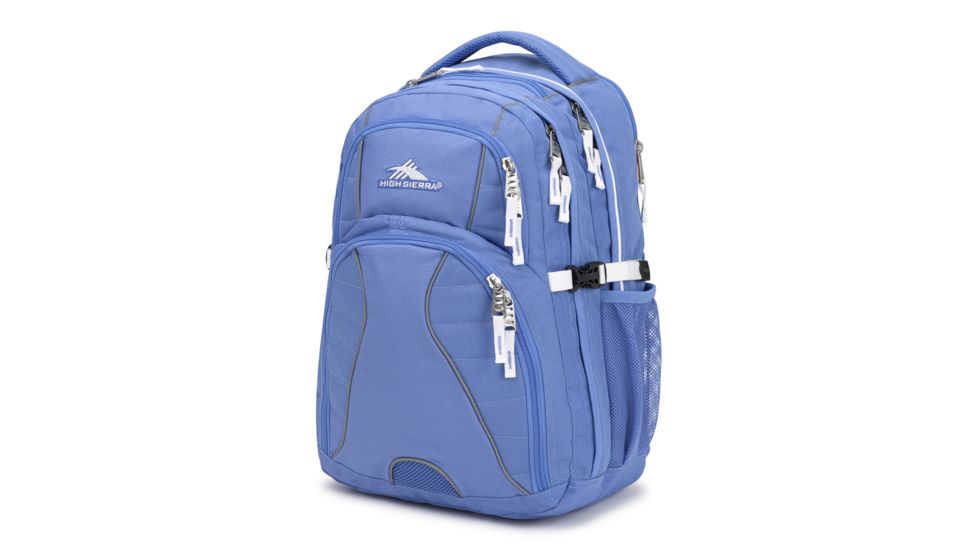 High Sierra Swerve Laptop Backpack, Lapis/White, 19inx 13inx 8in, 53665-6755