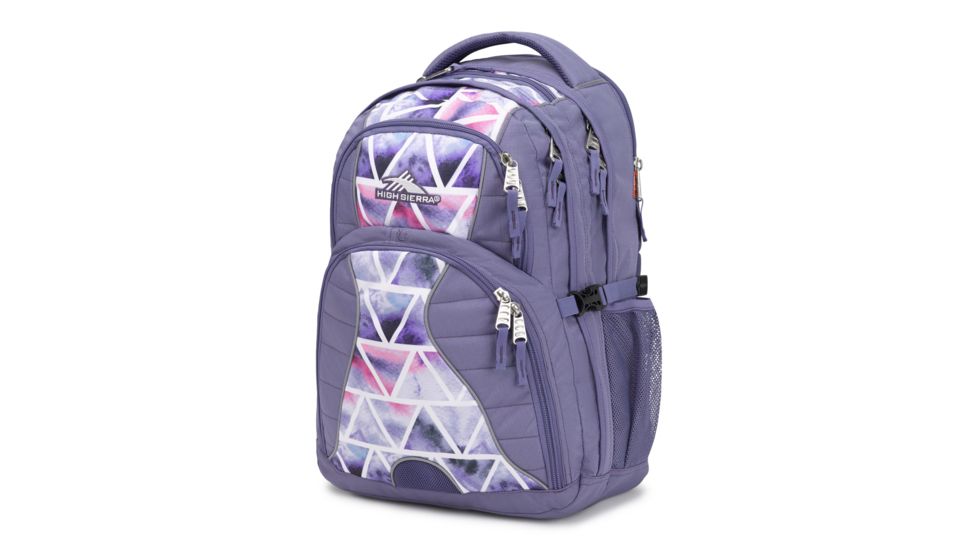 High Sierra Swerve Laptop Backpack, Purple Smoke/Dreamscape, 19inx 13inx 8in, 53665-6777
