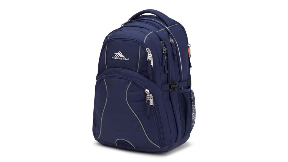 High Sierra Swerve Laptop Backpack, True Navy, 19inx 13inx 8in, 53665-3404