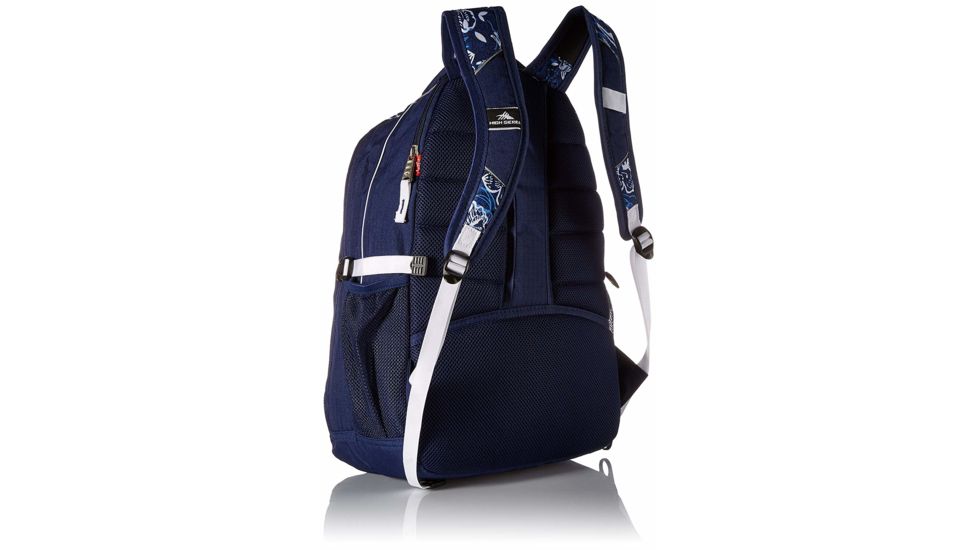 High Sierra Swerve Laptop Backpack, True Navy/Enchanted/White, 19inx 13inx 8in, 53665-4992