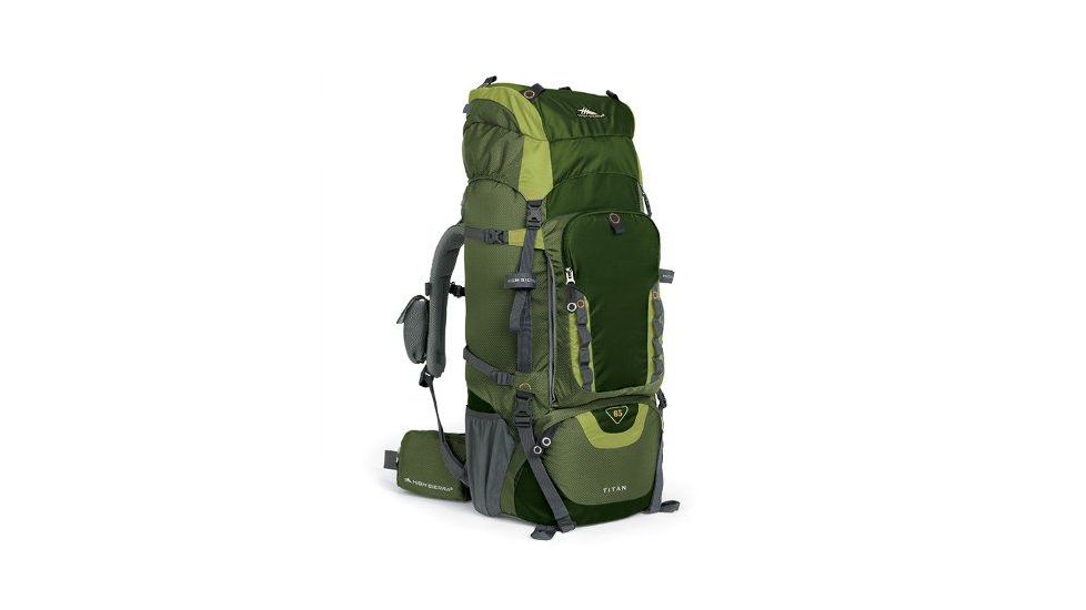 High Sierra Titan 55 Frame Pack, Amazon/Pine/Leaf, 29.5 x 14 x 8.25in, 53715-3012