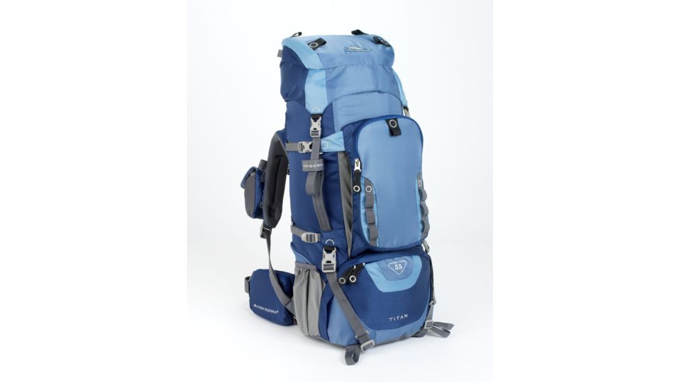 High Sierra Titan 55 Frame Pack, Pacific/Altitude, 29.5 x 14 x 8.25in, 53715-3317