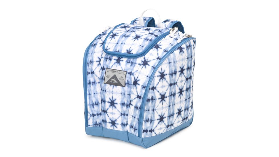 High Sierra Trapezoid Boot Bag, Indigo Dye/Mineral/White, 16 x 16 x 13.5in, 53892-5827