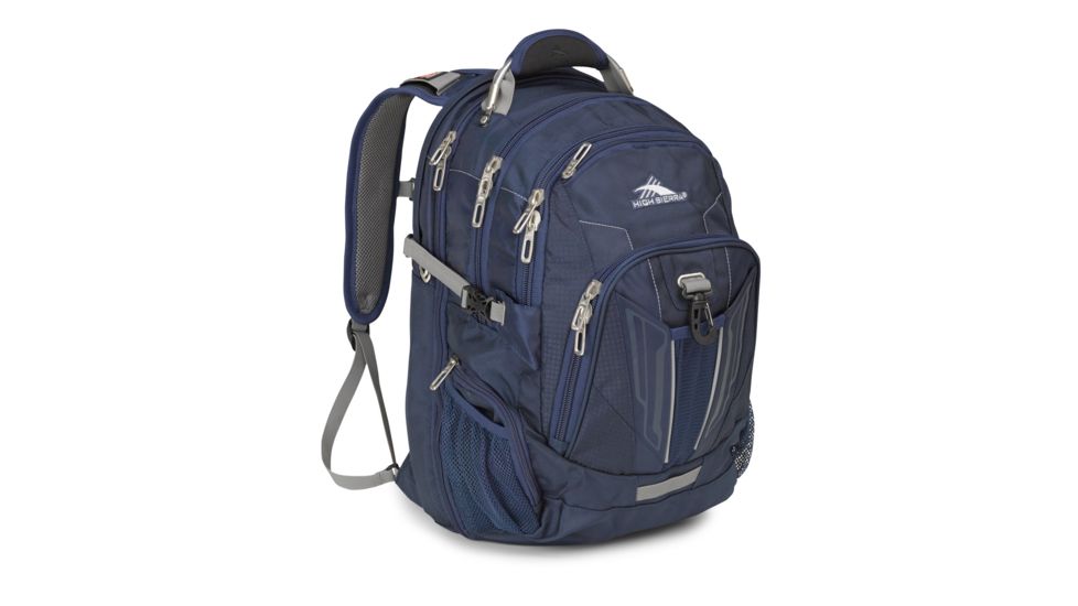 High Sierra XBT TSA Laptop Backpack, True Navy/Charcoal, 19.5inx 13.0inx 8.0in, 57999-3406