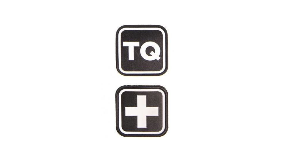 High Speed Gear Medical Patch Combo TQ /Plus Sign, Black, 2 Pack, 90MD00BK