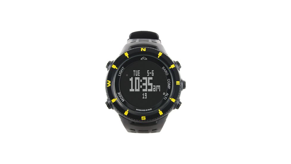 Highgear Alti-XT Negative Face w, Altimeter, Barometer, Compass, Thermometer, Chr 20502HG