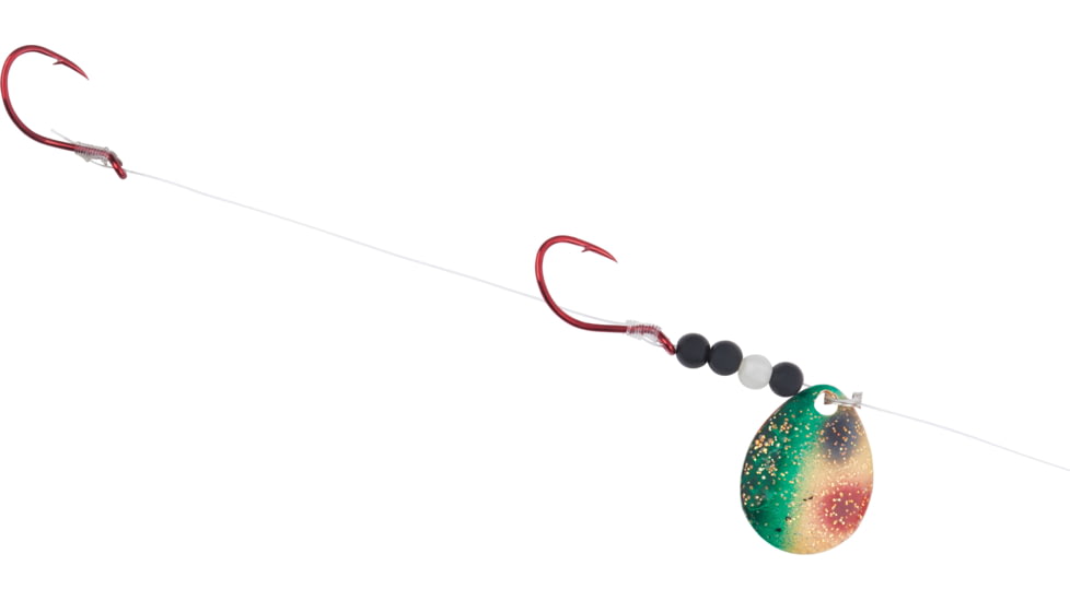 Hildebrandt Finesse Walleye Spinner, Size 2, Perch, 582-PERC