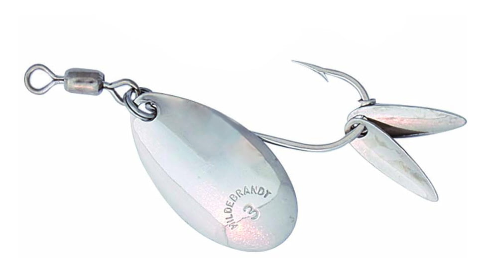 Hildebrandt Flicker Spinner 1in, 1/40 oz, Nickel, 2/Pack, 0FLN