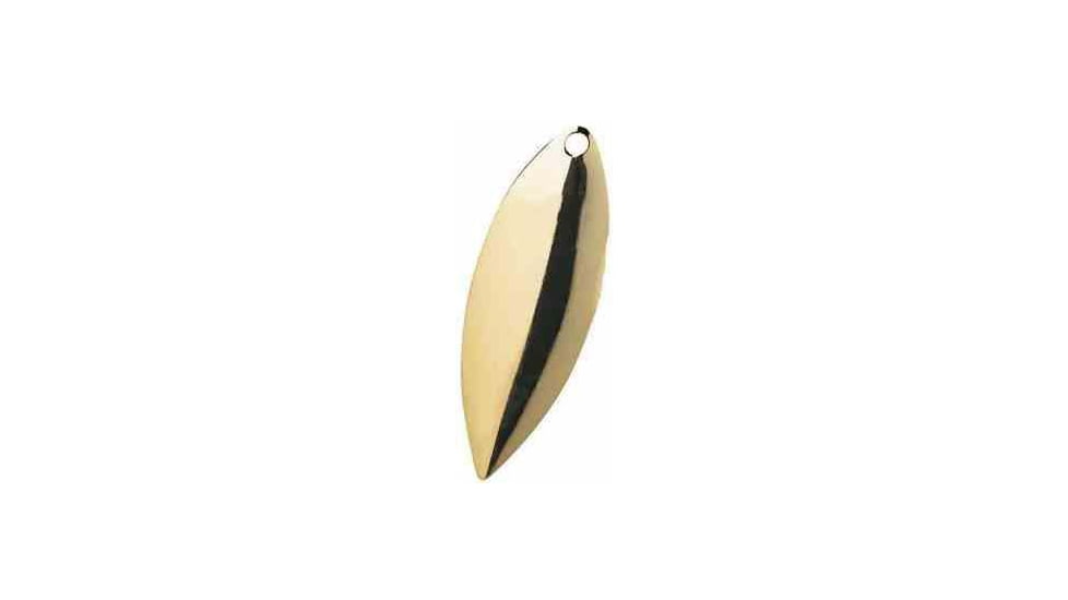 Hildebrandt Genuine Premium Willow Blade Leaf, Gold, #4.5, 4 Pack, 4.5WBG