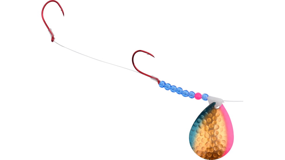 Hildebrandt Hammer Time Walleye Spinner, Freshwater, Double Hook Number 4 Blade, Boy Girl 12/Pkg, 574U-BOYG