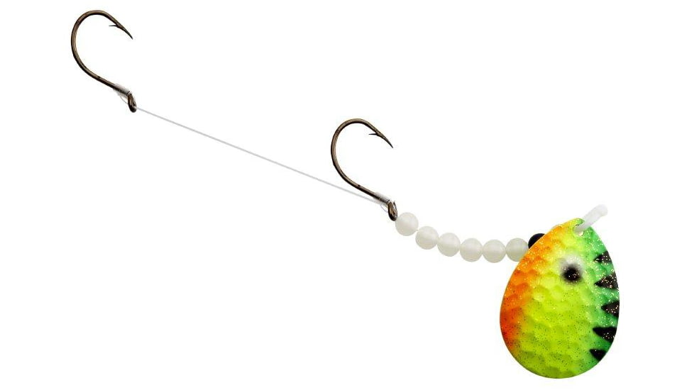 Hildebrandt Hammer Time Walleye Spinner, Sz 2 Hook Firetiger, 575U-FRT