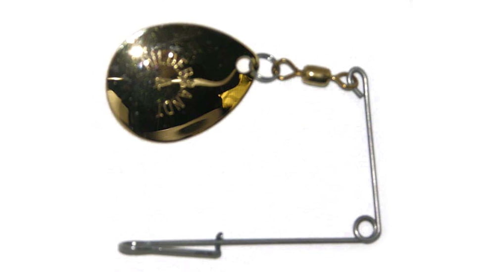 Hildebrandt Jig Spinner, Colorado Blade, Gold, #0, 1in, 2 Pack, 0JSG