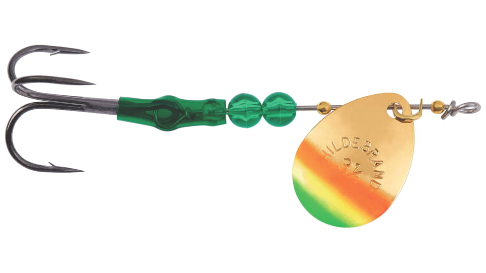 Hildebrandt Salmon Spinner SZ4, Copper Red Chart Green, 340-CRCG