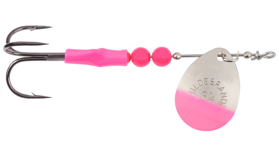 Hildebrandt Salmon Spinner SZ4, Nickel Pink, 340-NP