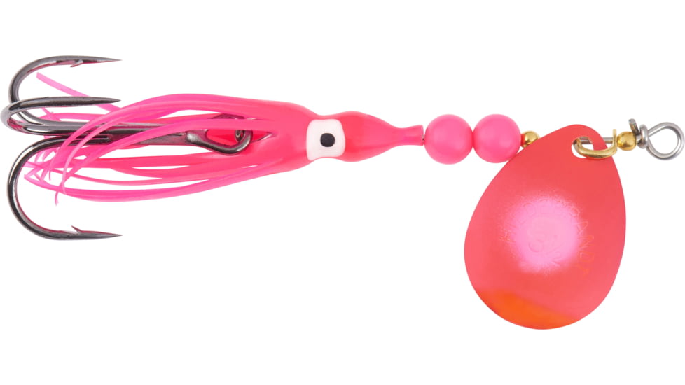 Hildebrandt Salmon Spinner w/Squid, SZ 3.5, Candy Wrapper, 1335-CWR