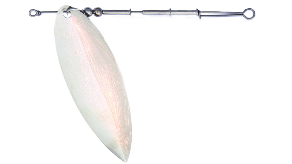 Hildebrandt Slim Eli Spinner/Attractor Double Blade Nickel Size 3.5, 2pk, 3.5SDN