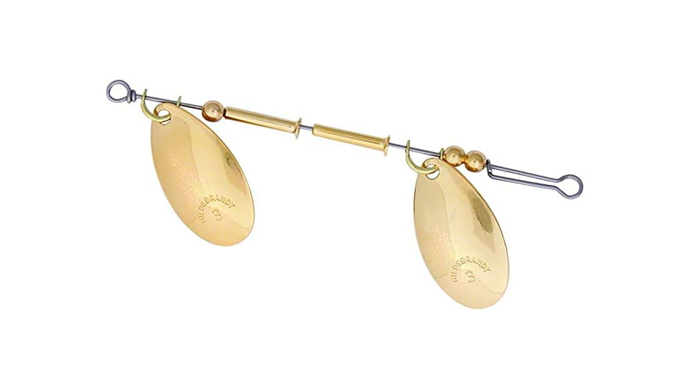 Hildebrandt Standard Spinner/Attractor, Single Blade, Gold, #1, 2 Pack, 1HG
