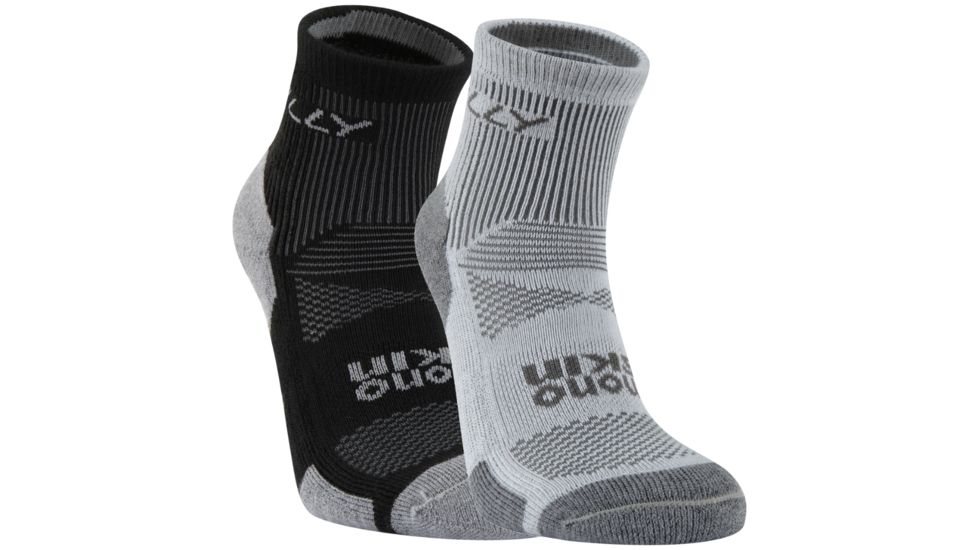 Padded 1/4 Crew Irregular Sock - Mens-Assorted-X-Large