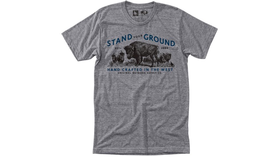 HippyTree Ground Tee - Men's -Heather Grey-Small
