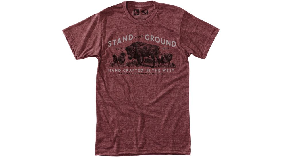 HippyTree Ground Tee - Men's -Heather Rust-Small
