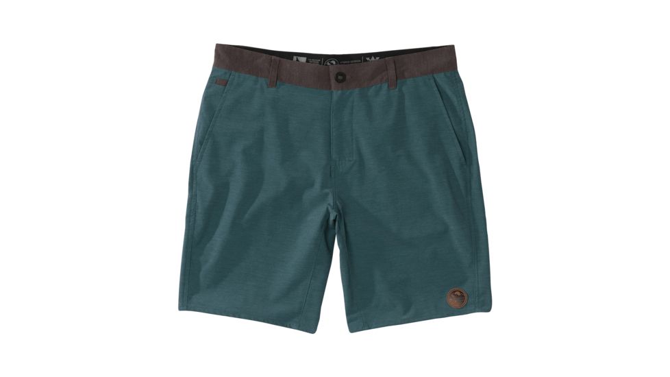 HippyTree Mens Basin Hybrid Short, Teal, 36 Waist, 1570-TEAL-36