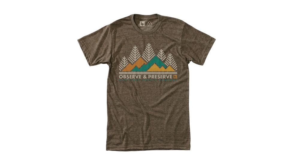 HippyTree Mens Heritage Tee, Heather Brown, Small, 2246-HEATHER BROWN-S