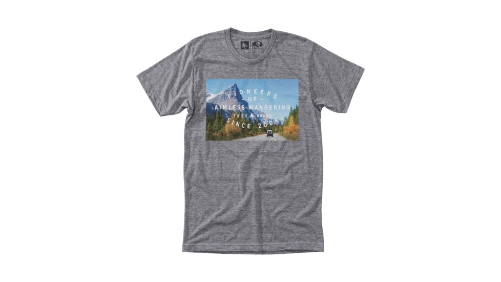 HippyTree Mens Highway Tee, Heather Grey, Extra Large, 2262-HEATHER GREY-XL